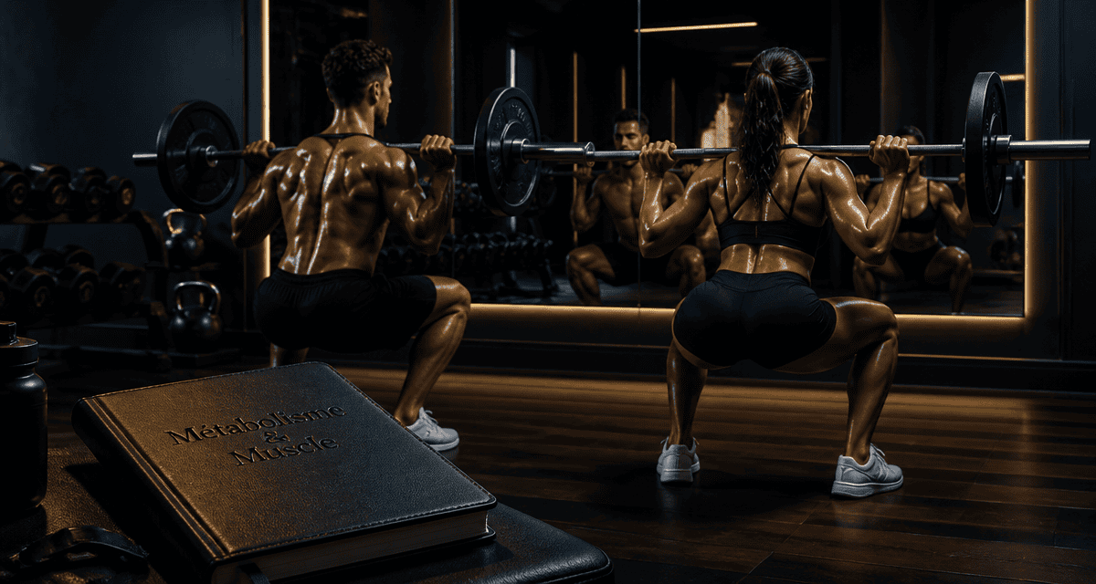 métabolisme et musculation squat salle de sport
