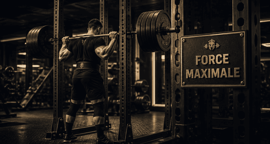 Musculation pour la force squat lourd