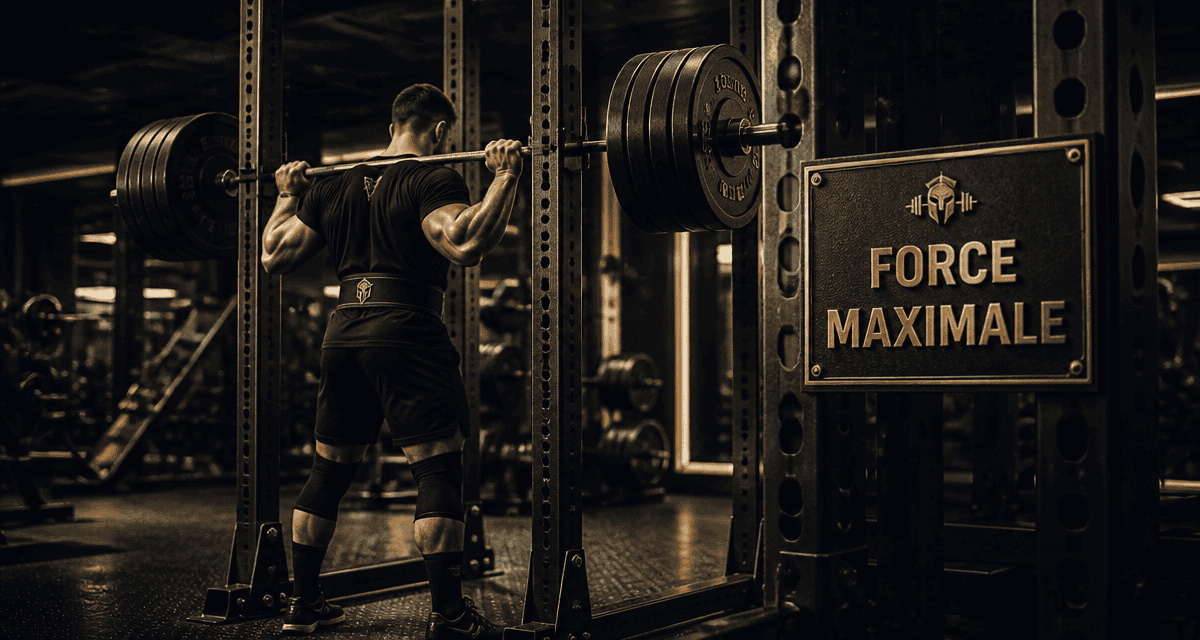 Musculation pour la force squat lourd