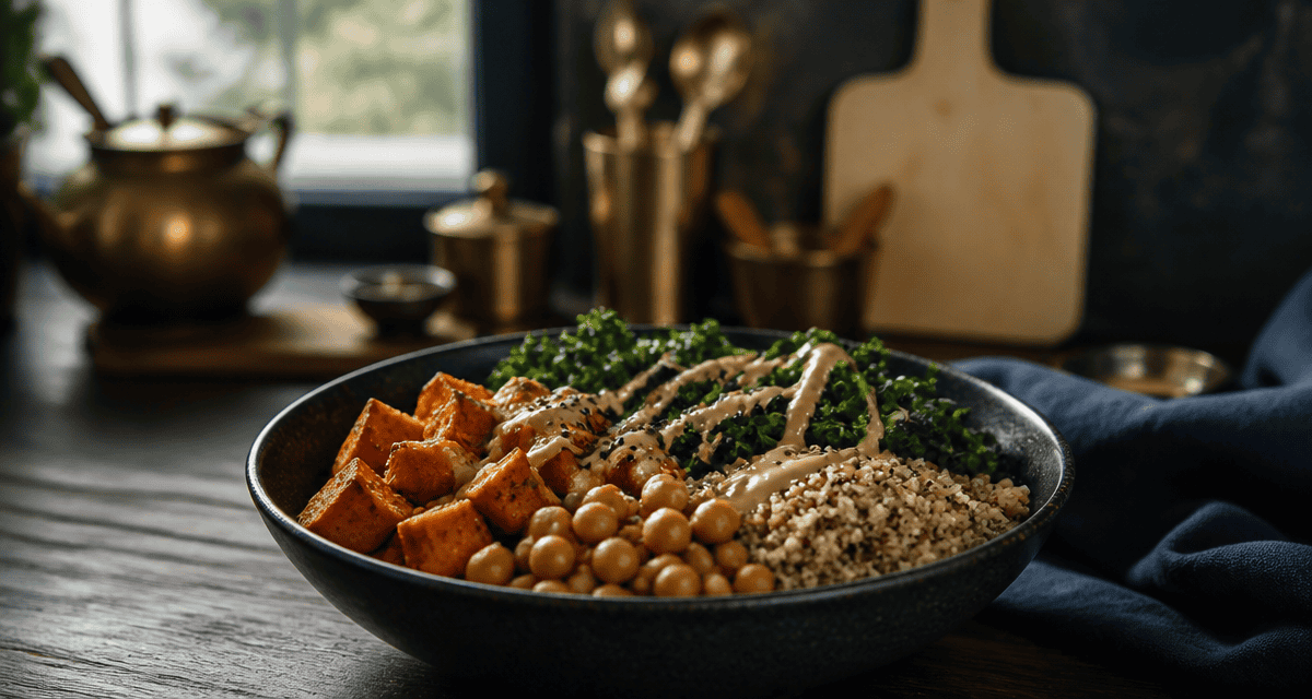 nourriture healthy bowl coloré et équilibré