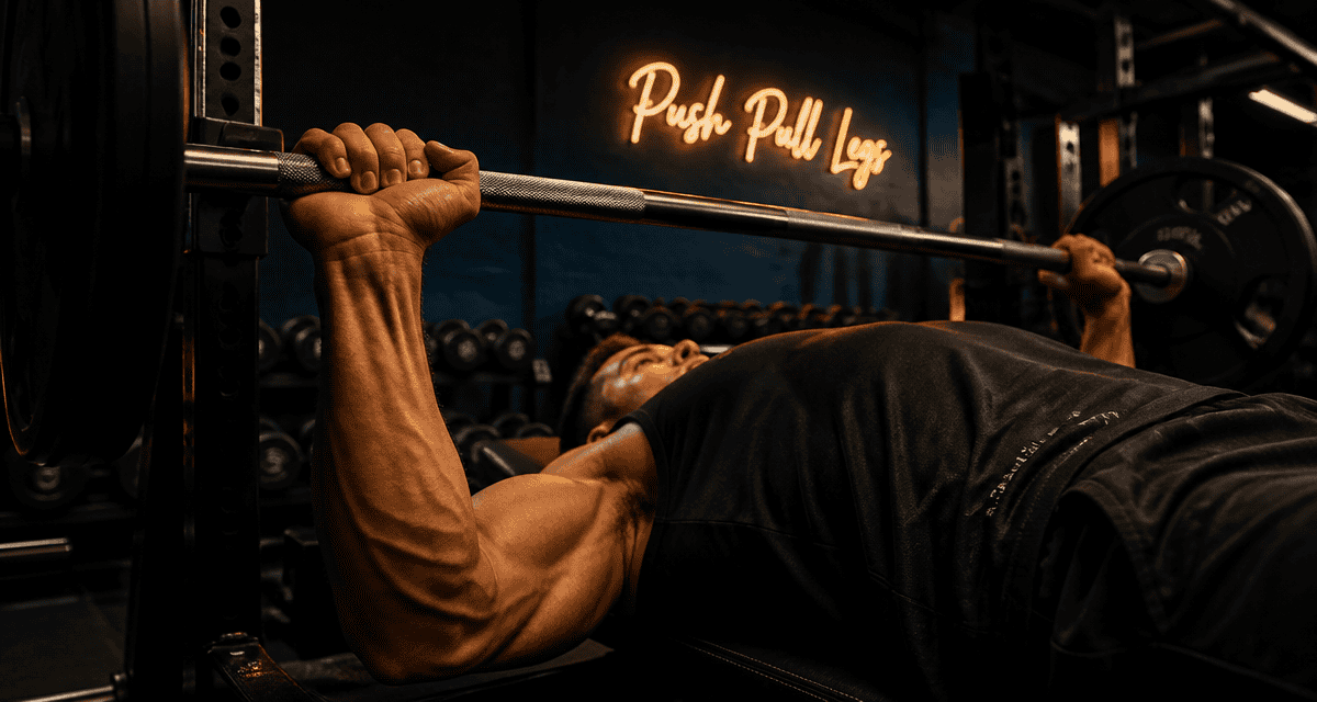 push pull legs développé couché musculation