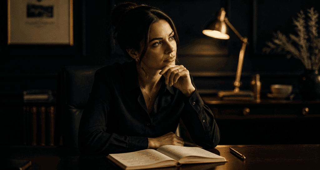 remise en question femme au bureau