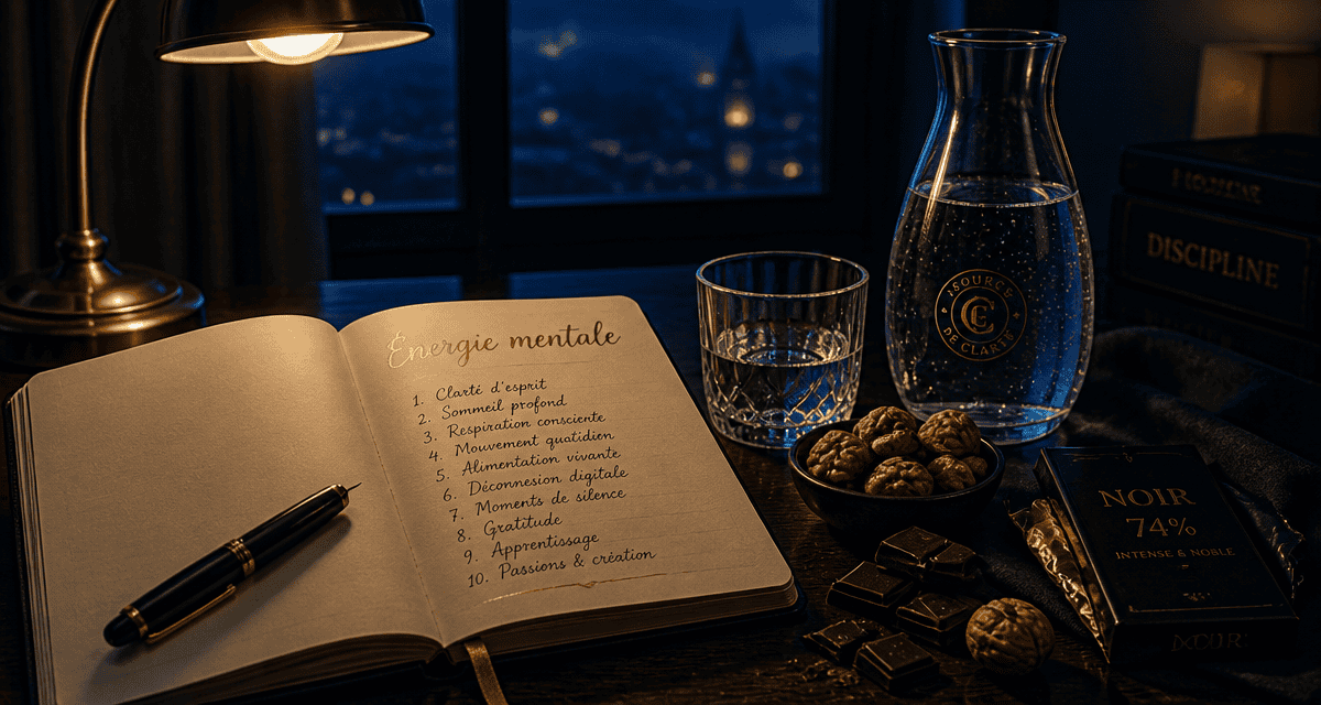 retrouver de l energie mentale carnet et aliments