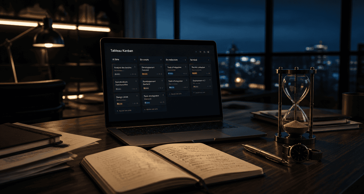 Sens de l organisation au bureau avec Kanban