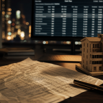 Comment devenir investisseur immobilier : tableau de rentabilité, stratégie et financement immobilier sur bureau