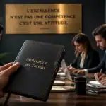 Phrases motivantes travail, équipe au bureau, citation inspirante