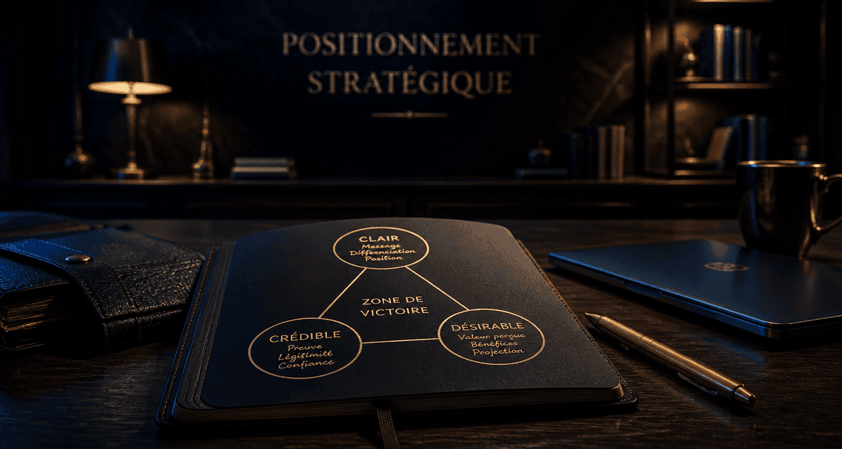Schéma de positionnement d une entreprise sur carnet