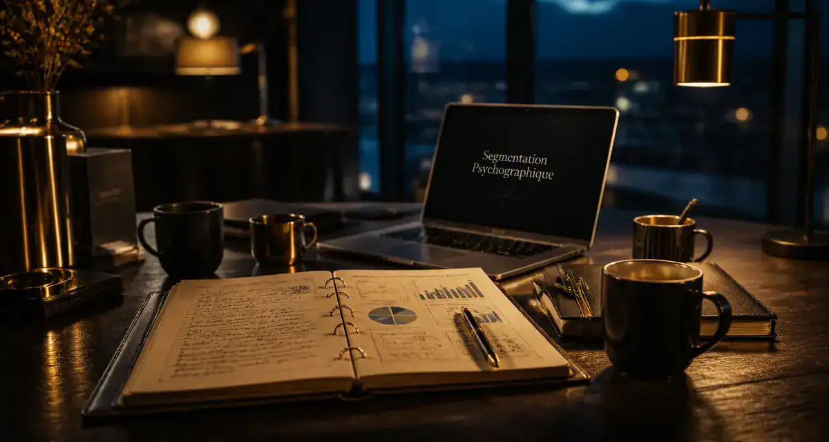 Segmentation psychographique dans un bureau élégant