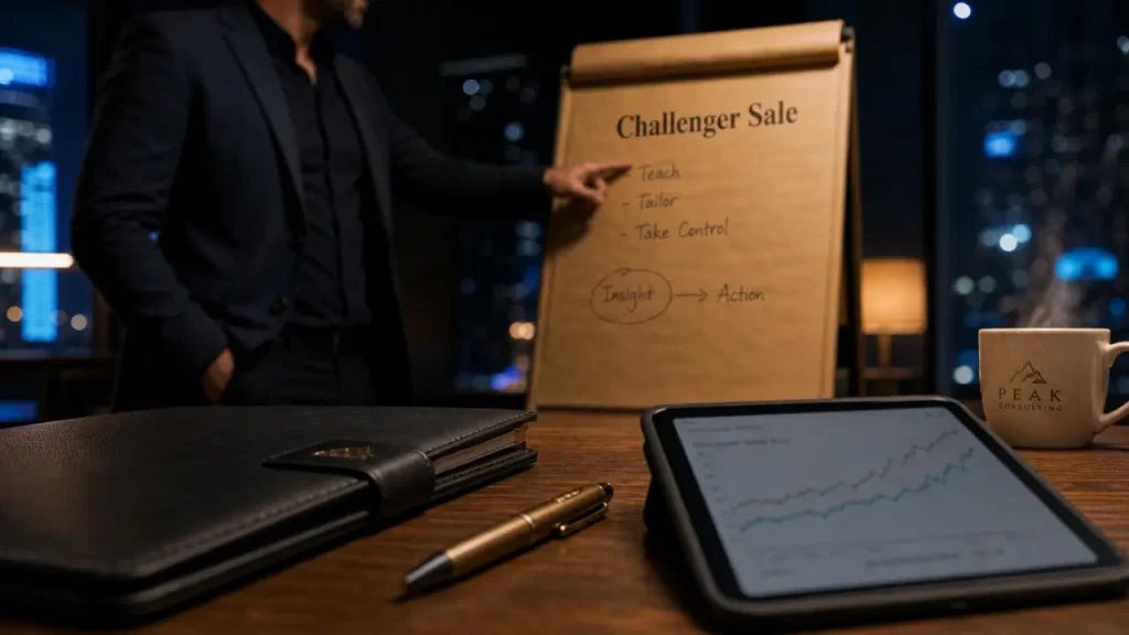 Challenger Sale en B2B : enseigner, personnaliser, prendre le contrôle
