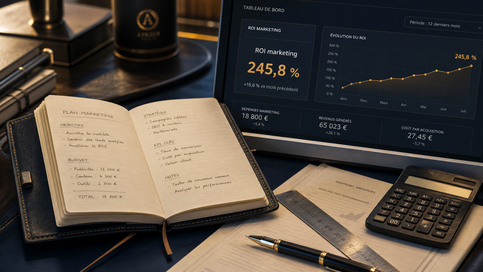ROI définition marketing : formule, exemples et coûts