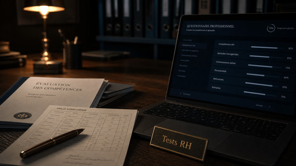 Tests en entreprise : grille d’évaluation RH et documents