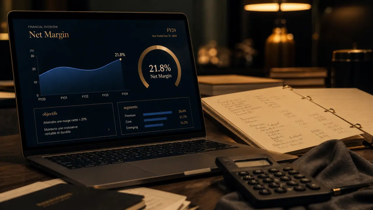 Marge nette KPI : indicateurs performance netmargin analytics