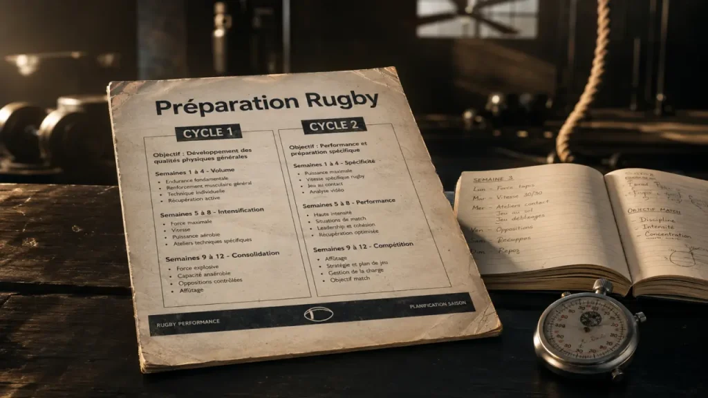 Préparation physique rugby PDF : choisir un programme d’intersaison, une séance de force ou un plan par âge
