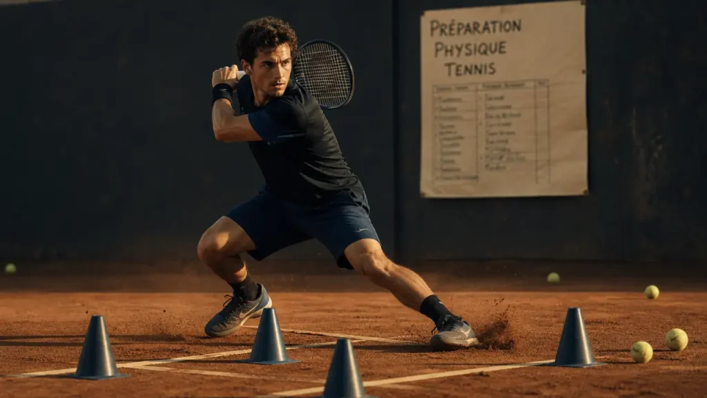 Tennis préparation physique : force, endurance et mobilité pour tenir le match