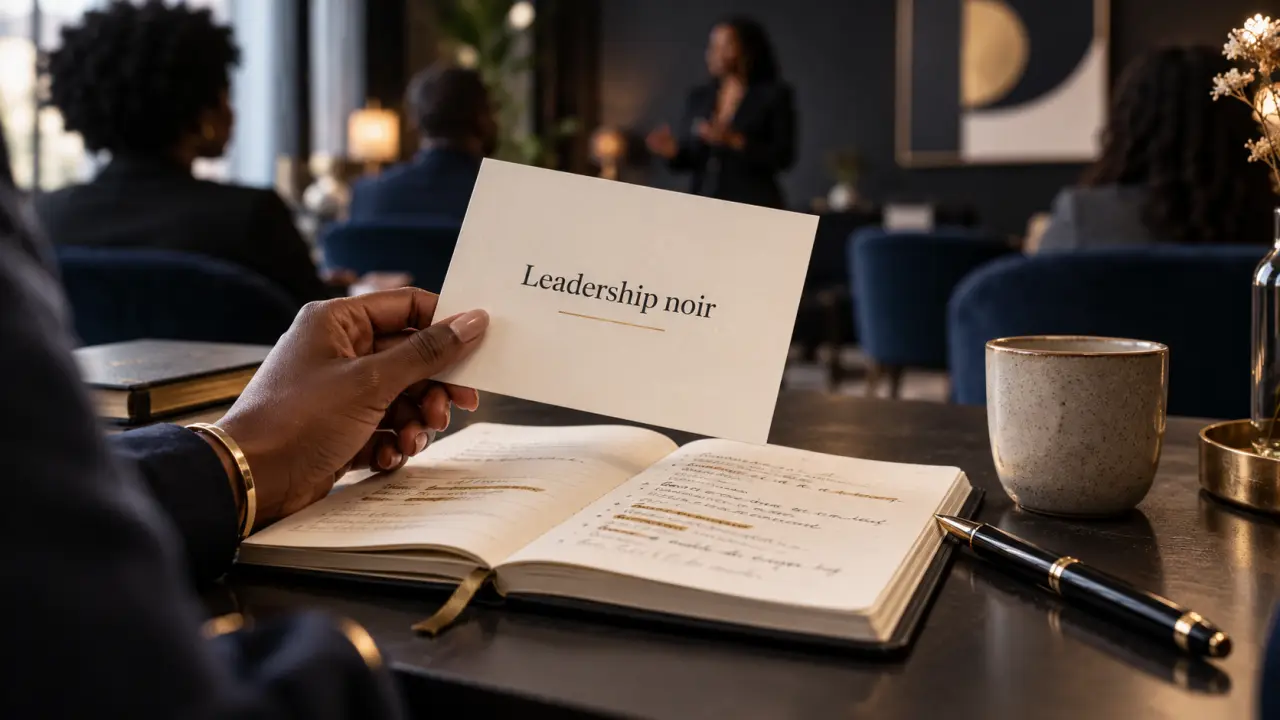 Black leadership course : leadership noir et prise de place